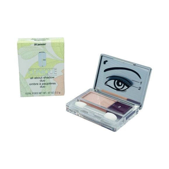 Clinique All About Shadow Duo - 20 Jammin’ - 0.07 oz / 2.2g - Picture 4 of 5